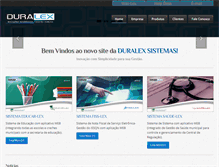 Tablet Screenshot of duralexsistemas.com.br